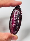 Leklai Suriyan Racha Red Thai Amulet Magic Buddha Stone Lp Somporn Gold Pendant