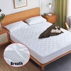 Mattress Pad Deep Pocket Cooling Mattress Pad Topper Protector   Free Pillowcase