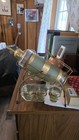 Valencia Culvers Glass Decanter  With Shot Glasses 