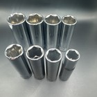 Craftsman 8 Piece 3 8 Drive 6 Point  Metric Socket Set Deep