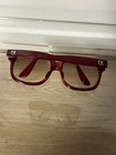 Vintage Emmanuelle Khanh Paris 8080 69 Sunglasses Ruby Red Ek Hand Made In Paris