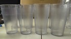 Cambro 1600p Clear Colorware16 Oz Plastic Tumblers Set Of 8