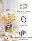 30pcs Floral Card Holder Picks-wire Place Card Holder For Wedding-metal Photo