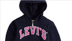 New Levi s Big Girls Full-zip Logo Hoodie Choose Size Msrp  44 00