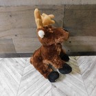 Webkinz Moose Hm375 Plush 8 5  Stuffed Animal Ganz Magic W Paw Logo No Code