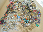 Huge 7 lb Vintage   Now Costume Jewelry Junk Drawer Craft Lot Wear repair crafts