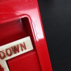 Vintage Simplex 4251-20 Fire Alarm Pull Station - Cracked Plastic