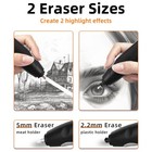 Battery Operated Eraser For Sketch drawing graphite Pencil electric Eraser Ki   