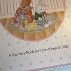 Baby Record Book Album Adoption Edition Vintage Gibson 1989 Seven Year Boxed