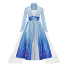 Elsa Frozen Halloween Costume Disney Princess Snow Queen Girls Dress Accessories