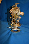 Vintage-style  Brass-finished Theodolite W  Telescope 