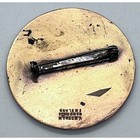 Vintage Vincent Meehan Hand Made Round Enamel Brooch Ireland