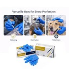 De Leon Apex Blue Nitrile Gloves  Powder-free  Latex-free  100 Count
