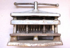 Antique W  M  Sharp Co Cast Iron Dental Tool Crown Press Binghamton New York Usa