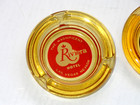 Vintage Las Vegas Glass Ashtrays Dunes And Riviera Casino  2 