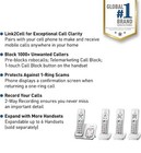 Panasonic Cordless Phone System Digital Answering Machine Call Block 4 Handsets