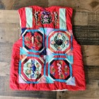 Vintage Patchwork Embroidered Boho Folk Vest Asian Chinese Bai Jia Bei Quilted