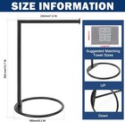 Nearmoon Hand Towel Holder Stand  Thicken 7 9 X 6 7 X 13 7 Inches  Black