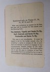 1953 - 1954 Atchison Topeka   Santa Fe Railway Railroad System Pass  4131