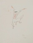Jean Cocteau  The Picador  Original Signed Lithograph  1971