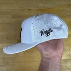 Waggle Golf Hat Cap Goat Tiger Woods White Snapback Adjustable New Nwt