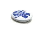 Vintage Pabst Blue Ribbon Pbr Beer Pinback Button Blue   White Logo Breweriana