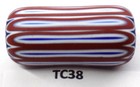 Old Sweet Tube Antique Venetian Chevron Trade Bead African Tc38 Bg 67