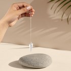 Clear Quartz Pendulum Crystal Stone  Faceted Pendulum Divination Tools  Dowsing