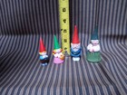 David Gnome Vintage Pvc Figures Unieboek Toy Man  Woman  2 Children 4 Pc Set