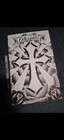 Shawtattoo Flash Art Original Drawing Sheets Lot Cross Eagle Anchor Skull Snake