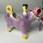 Vintage Thames Purple Cow Sugar   Creamer  Set Rare