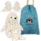 Jellycat Plush Toy With White Seal Galumphous Seal Soft Toy