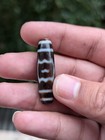 Beautiful Pattern Himalayan Tibetan Agate Dzi Bead Amulet