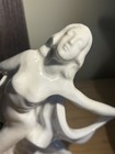 Antique Art Deco Porcelain Dancing Lady Figurine Made In Japan 1920s