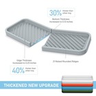 Eg-sipro Kitchen Sink Organizer Tray 2 Pack Silicone Sponge 9  3 7inch  Grgr 