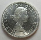 1964 Canada Silver Dollar Coin 80    1216d 