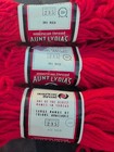 Vtg Lot Of 5 Skeins Aunt Lydia   s Heavy Rug Craft Yarn 251 Red