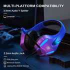 Phoinikas Ps4 Gaming Headset For Pc  Ps5  Xbox Headset With 7 1 Stereo Sound  