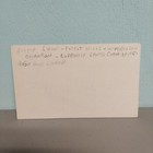 Althea Gibson Signed Index Card  Hof Female Pro Tennis Player  deceased 