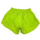 Lululemon Hotty Hot Short Ii  long 4    Size 4 Highlight Yellow green Run B10
