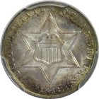 1862 1 3c Silver Three Cent  Pcgs Ms-67 Cac