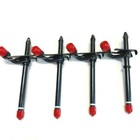 A140829 Set Of 4 Fuel Injectors For Case 188 207 Fsj10-0011 580 Backhoe Engine