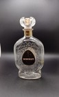 Vtg Schenley Whiskey Liquor Embossed Glass Bottle Decanter Cork Top   Label