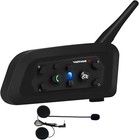 V6 Bluetooth  Intercom Headset For 2 Rider 800m Motorcycling Skiing Climbing