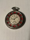 Vintage Cracker Jack Tin Pocket Watch  Prize  Premium Or Doll Toy Made In Japan