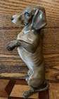 Vintage Porcelain Begging Dachshund Figurine By Rosenthal  West Germany