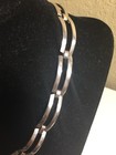 Vtg Taxco Tm-117 Mexican 925 Mexico Sterling Silver Modernist Link Necklace 60g