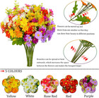 Artificial Cemetery Flowers Memorial Silk Daisy With Vase For Grave Headstone   