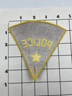 Generic Police Patch Embroidered Iron On Vintage Star Shoulder Uniform Costume