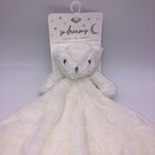 New So Dreamy White Teddy Bear Baby Security Blanket Lovey Sl Home Fashions